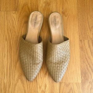 Poppy Barley Woven Market Mules